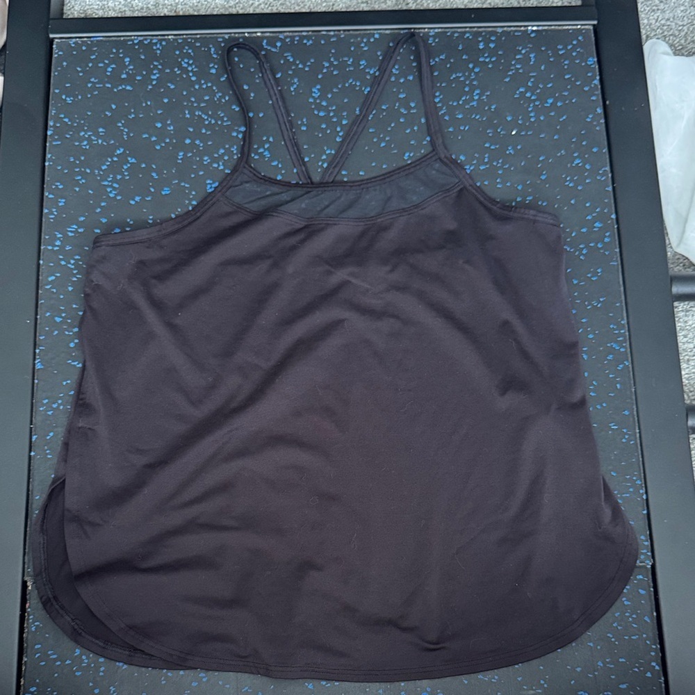 Athleta Women's Black Tank Top with Open Side Design